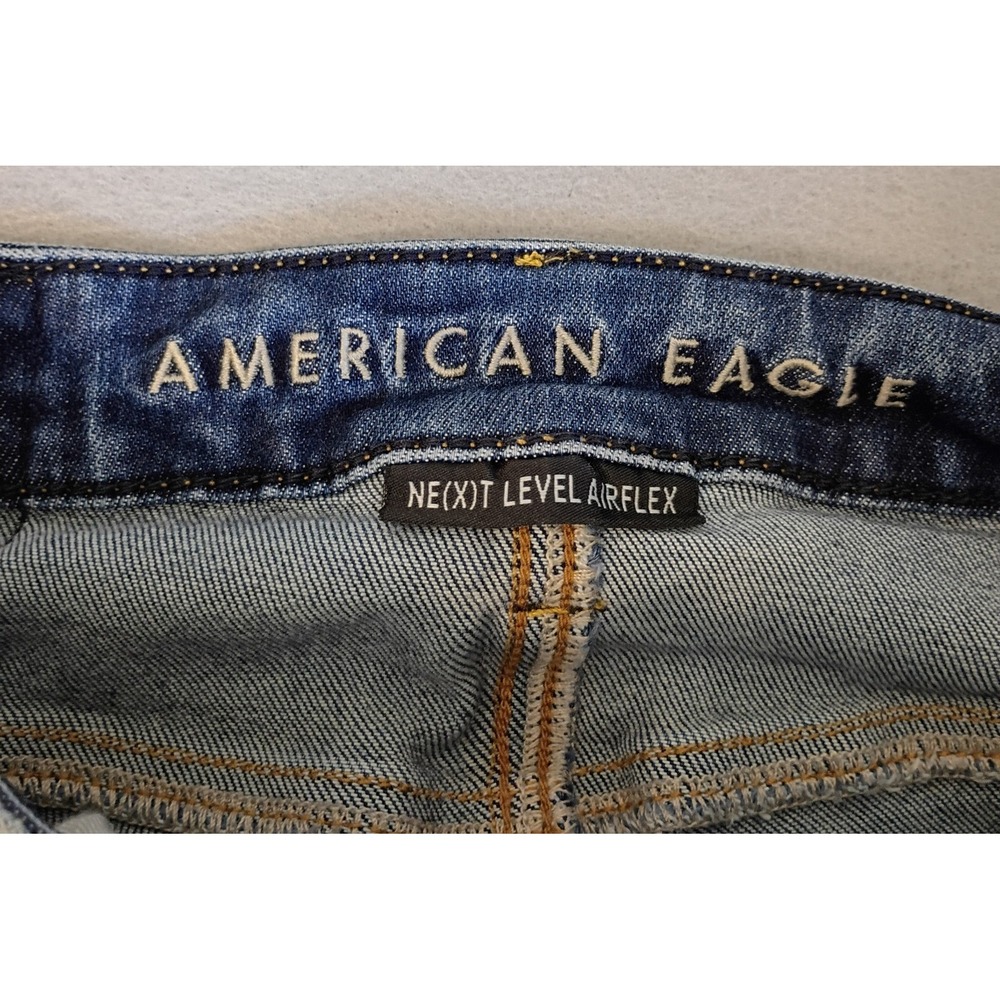 American Eagle NeXt Level AirFlex Slim Distressed Jeans Men's 28x30 - Picture 3 of 12